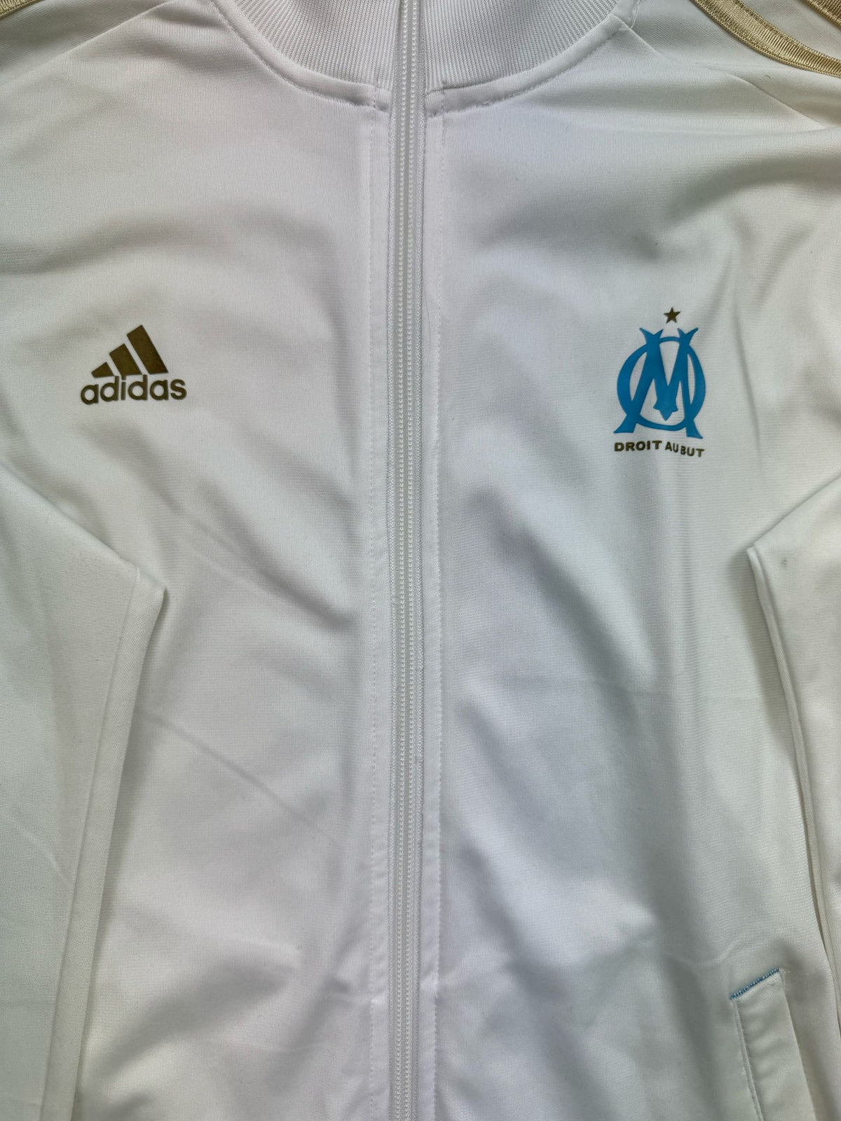 vintage Adidas Olympique Marseille trackjacket {M}