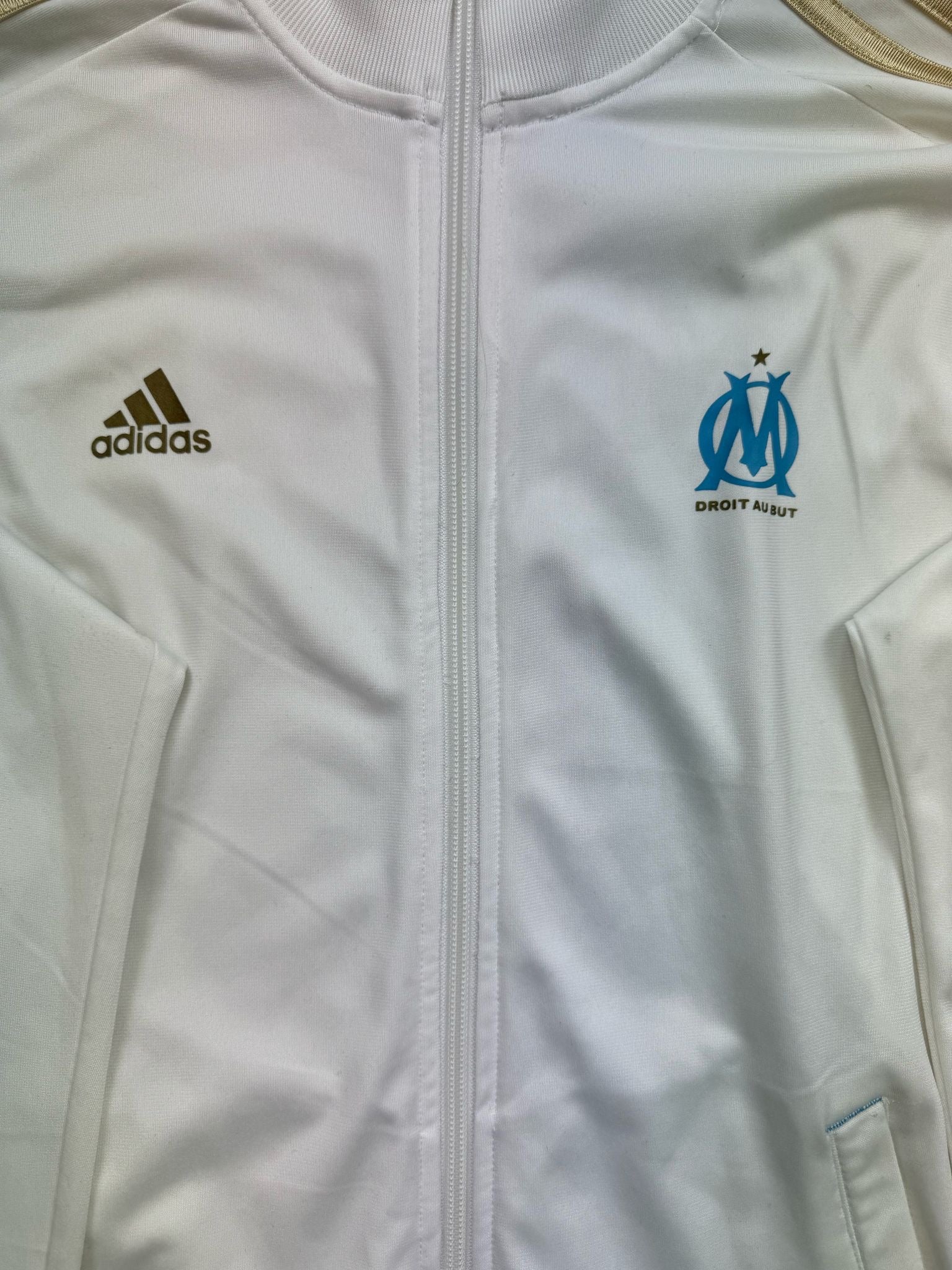 vintage Adidas Olympique Marseille trackjacket {M}