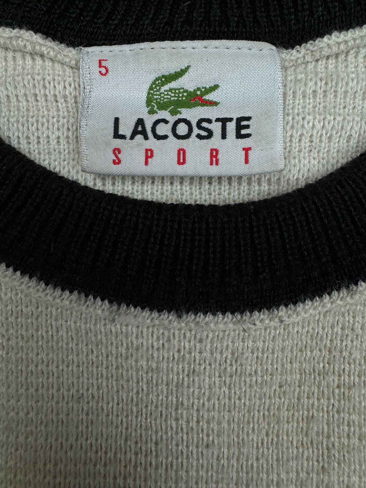 vintage Lacoste knittedsweater {L}