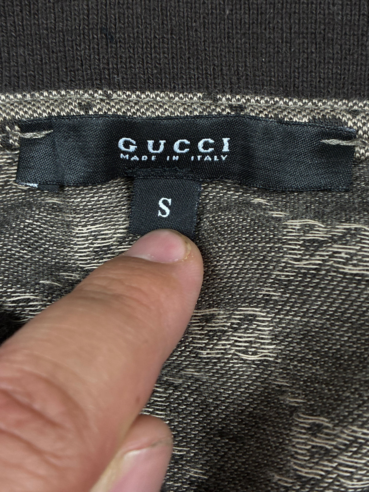vintage Gucci polo long {S}