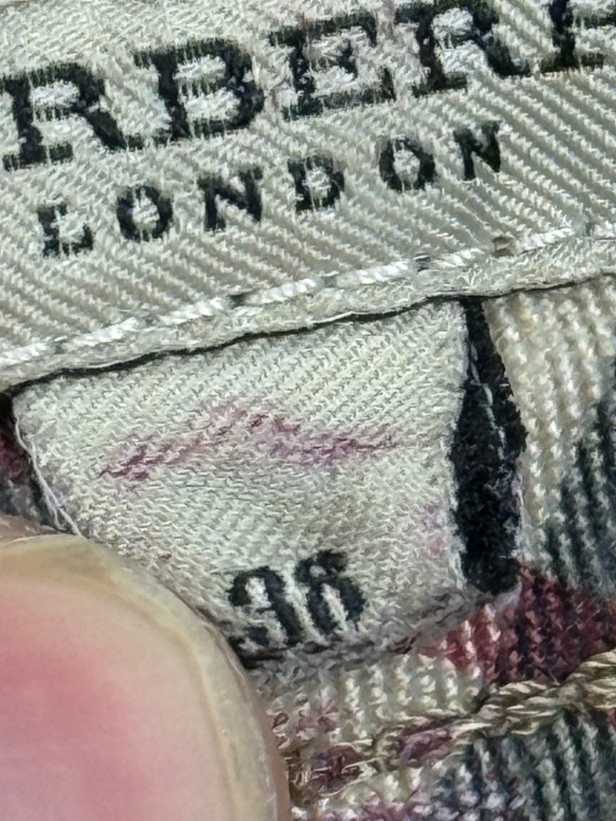 vintage Burberry jeans