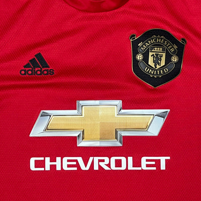 red Manchester United 2019-2020 home jersey {M}