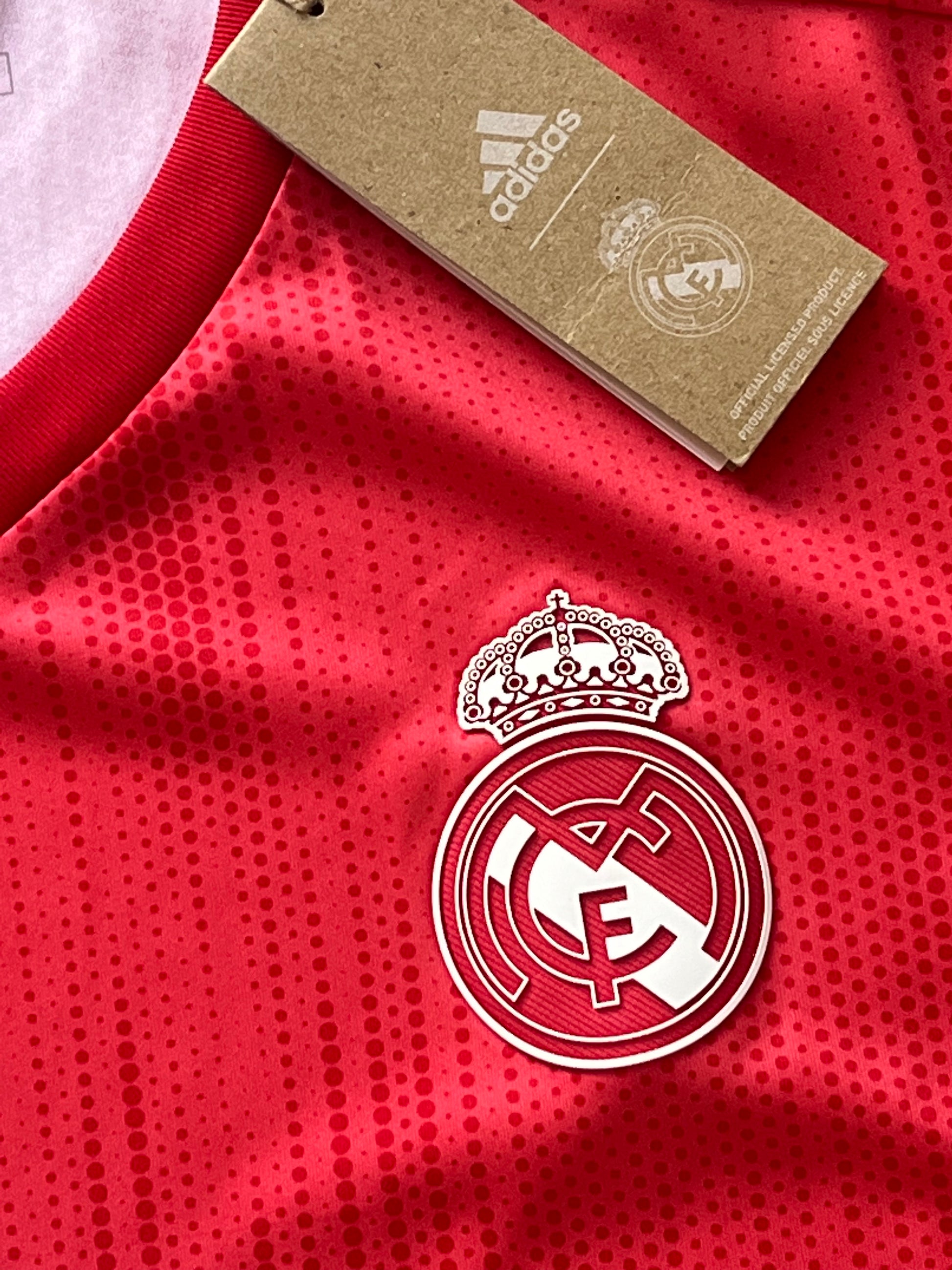 red Adidas Real Madrid 2018-2019 3rd jersey DSWT {XL}