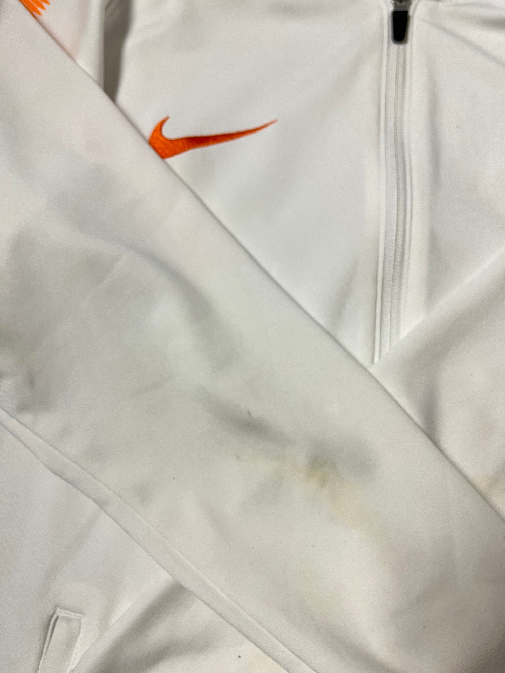 white Nike Galatasaray Istanbul trackjacket {M}