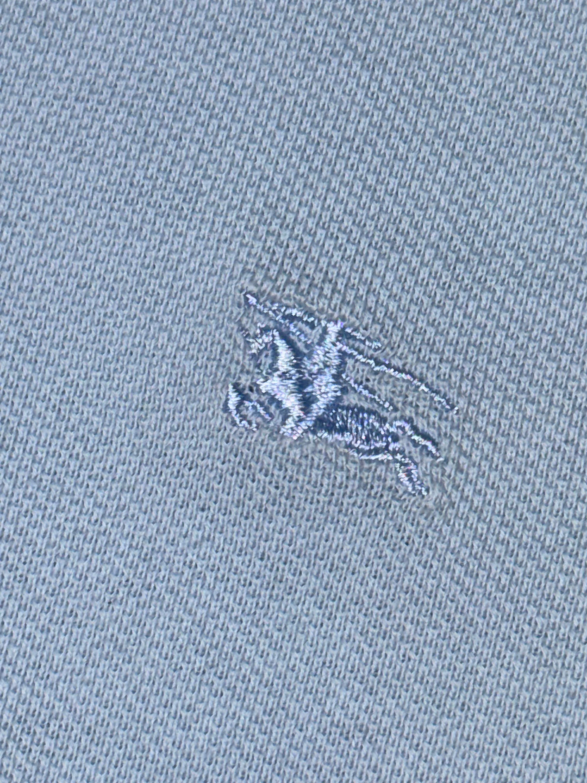 vintage babyblue Burberry polo