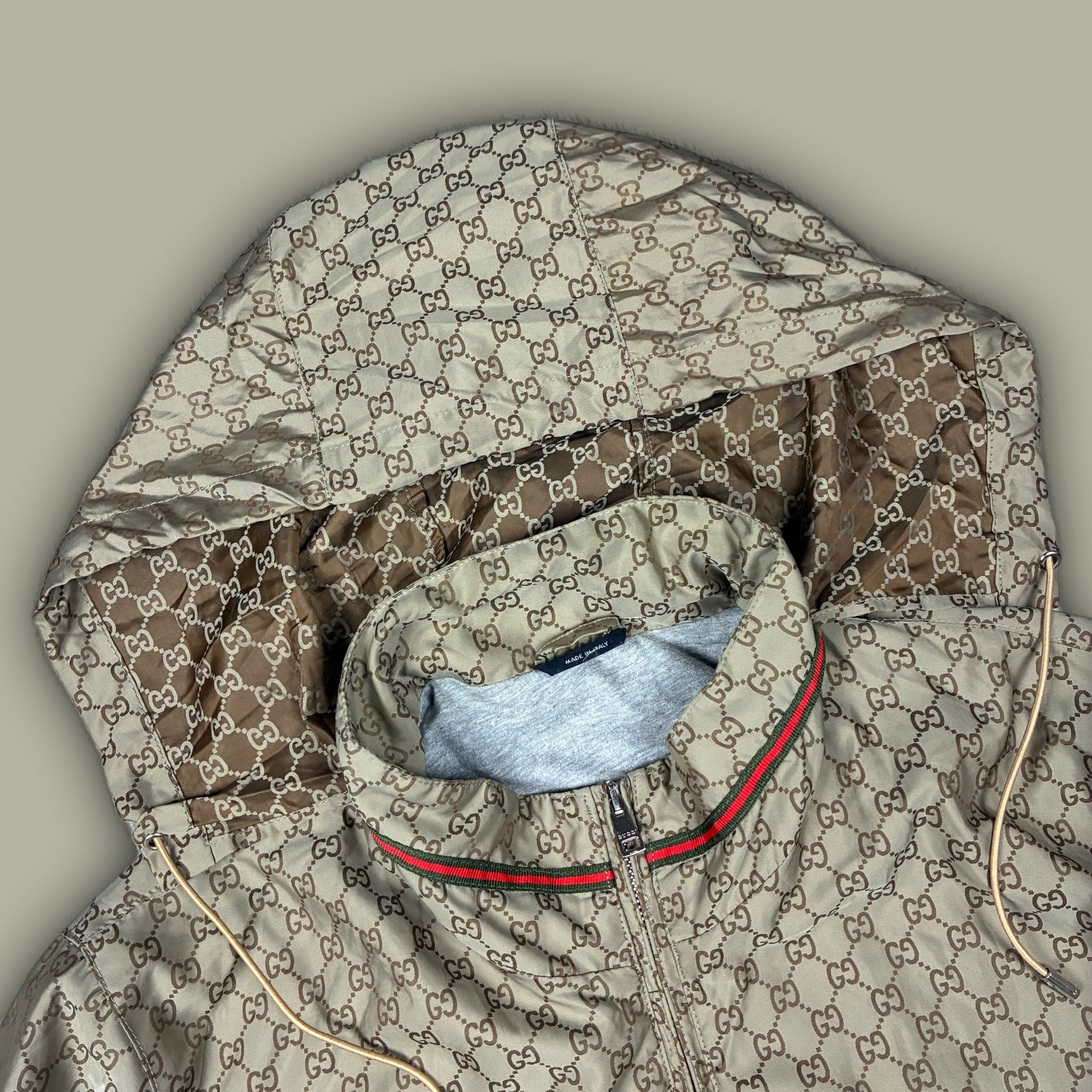 vintage Gucci GG monogram windbreaker {M}