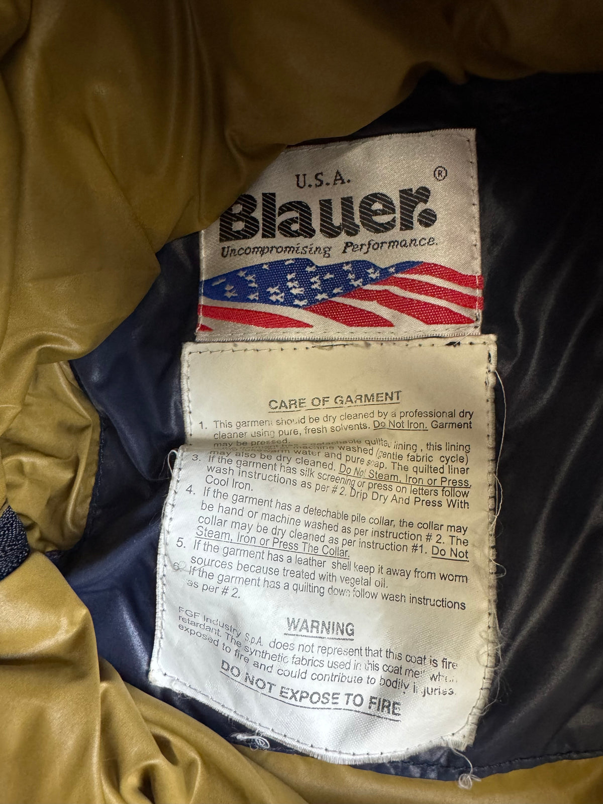 vintage Blauer winterjacket {L}