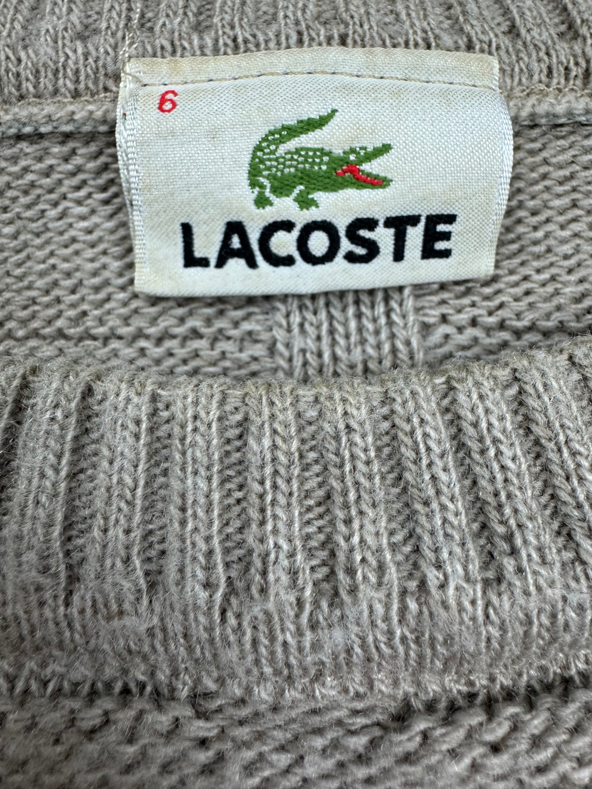 vintage Lacoste knittedsweater {L}