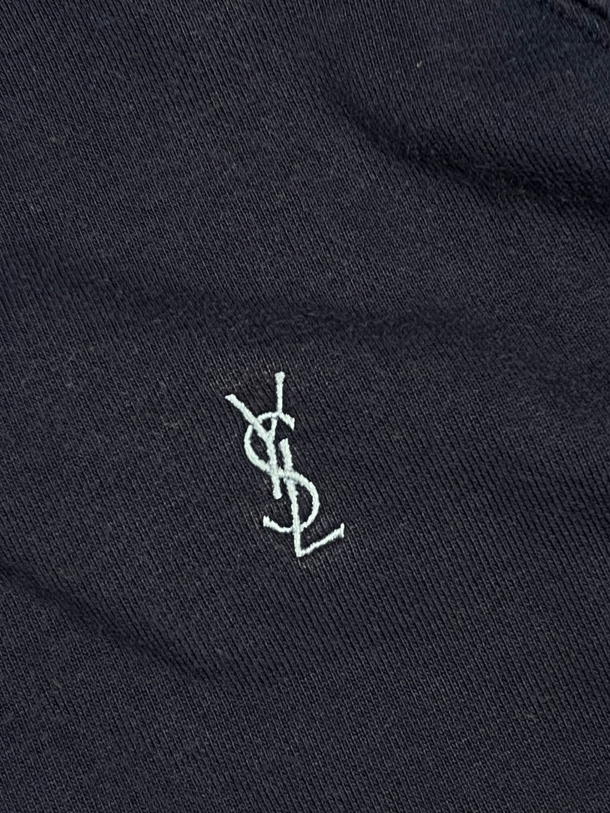 vintage navyblue YSL Yves Saint Laurent sweatjacket {L}
