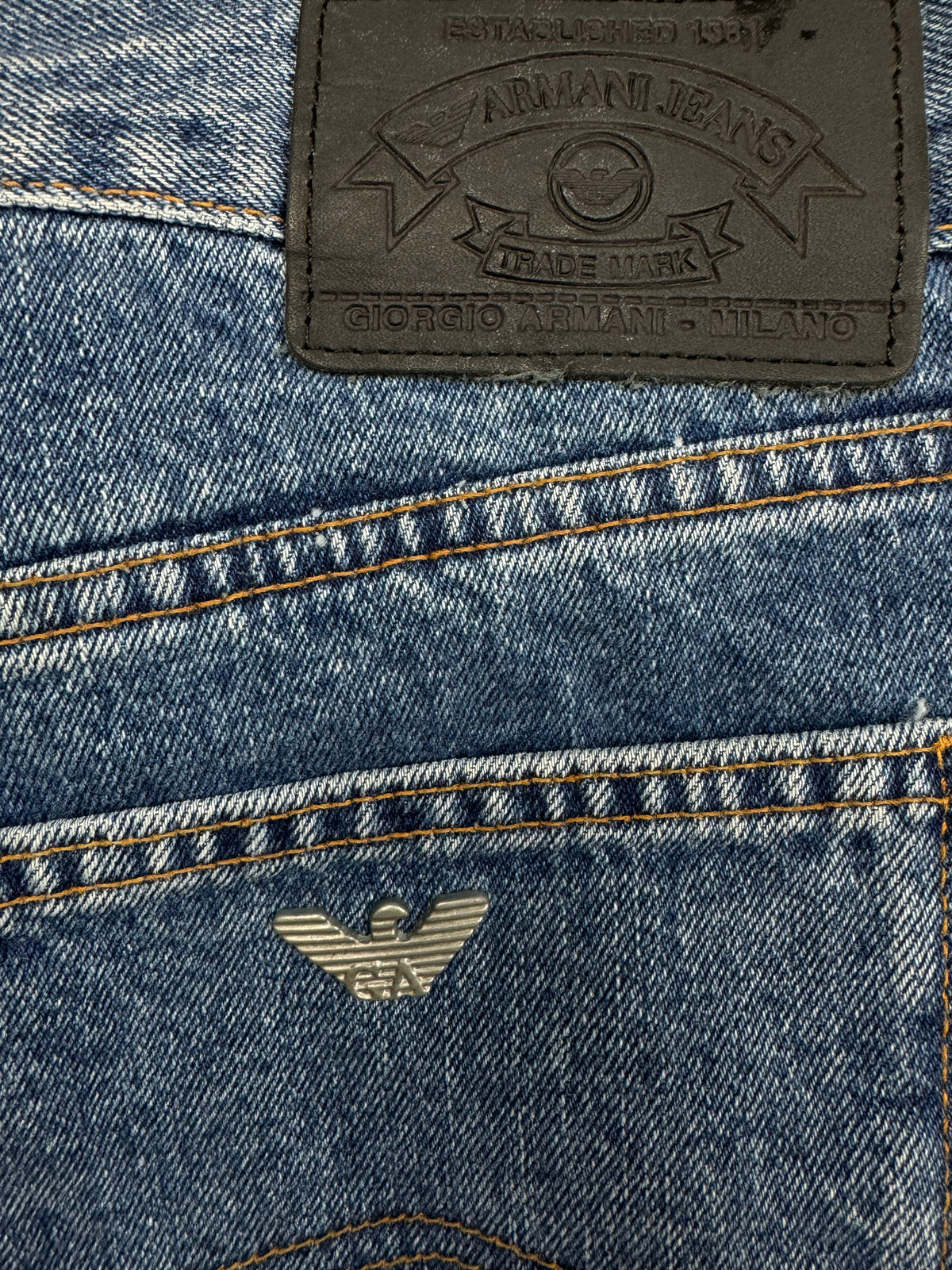 vintage Armani jeans {M}