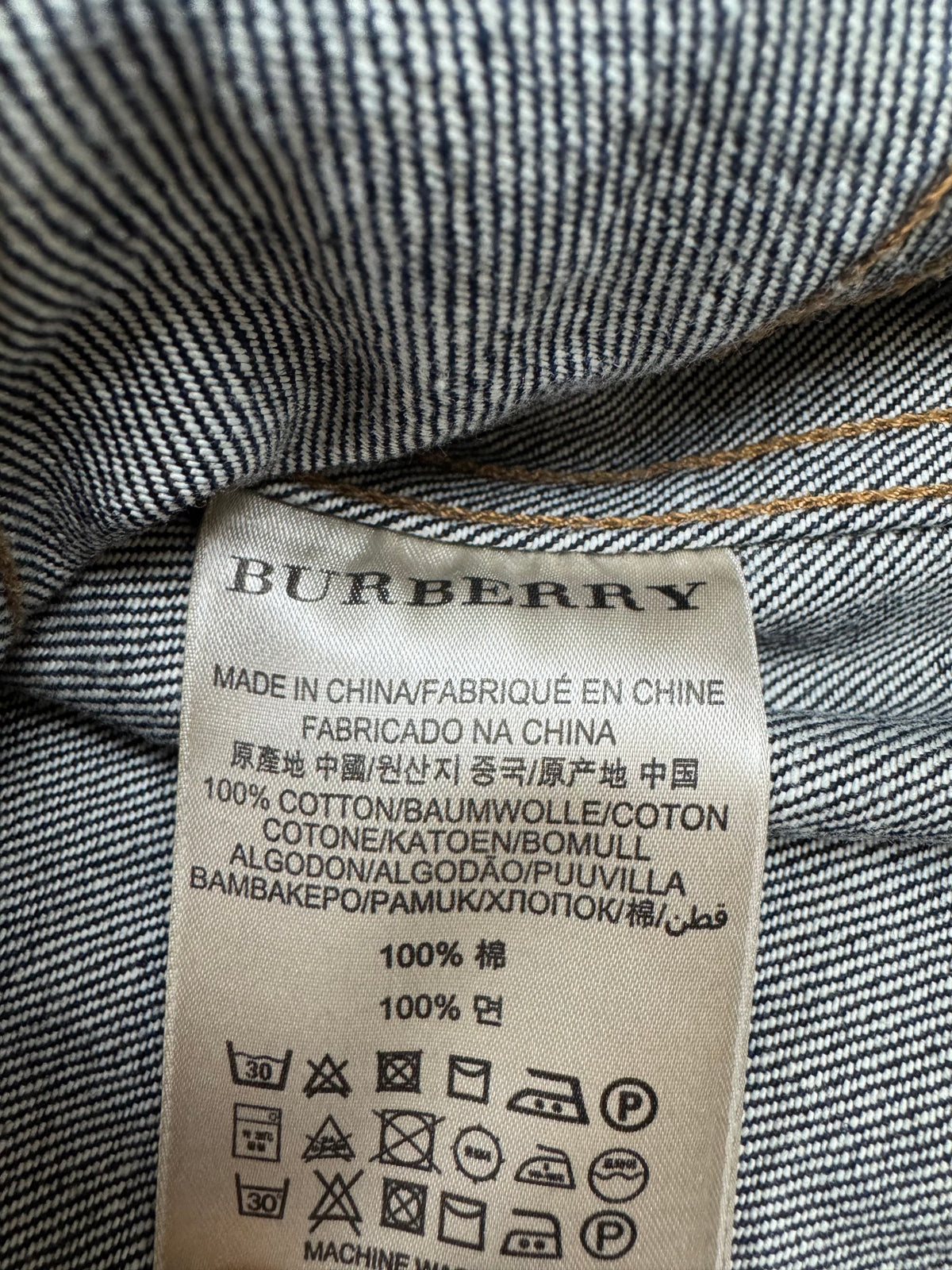 vintage Burberry jeansjacket {M}