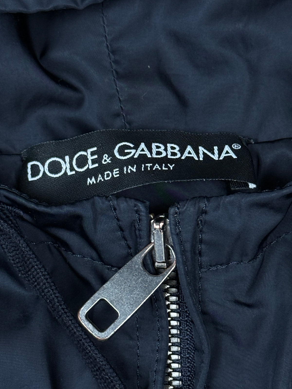 vintage navyblue Dolce & Gabbana windbreaker