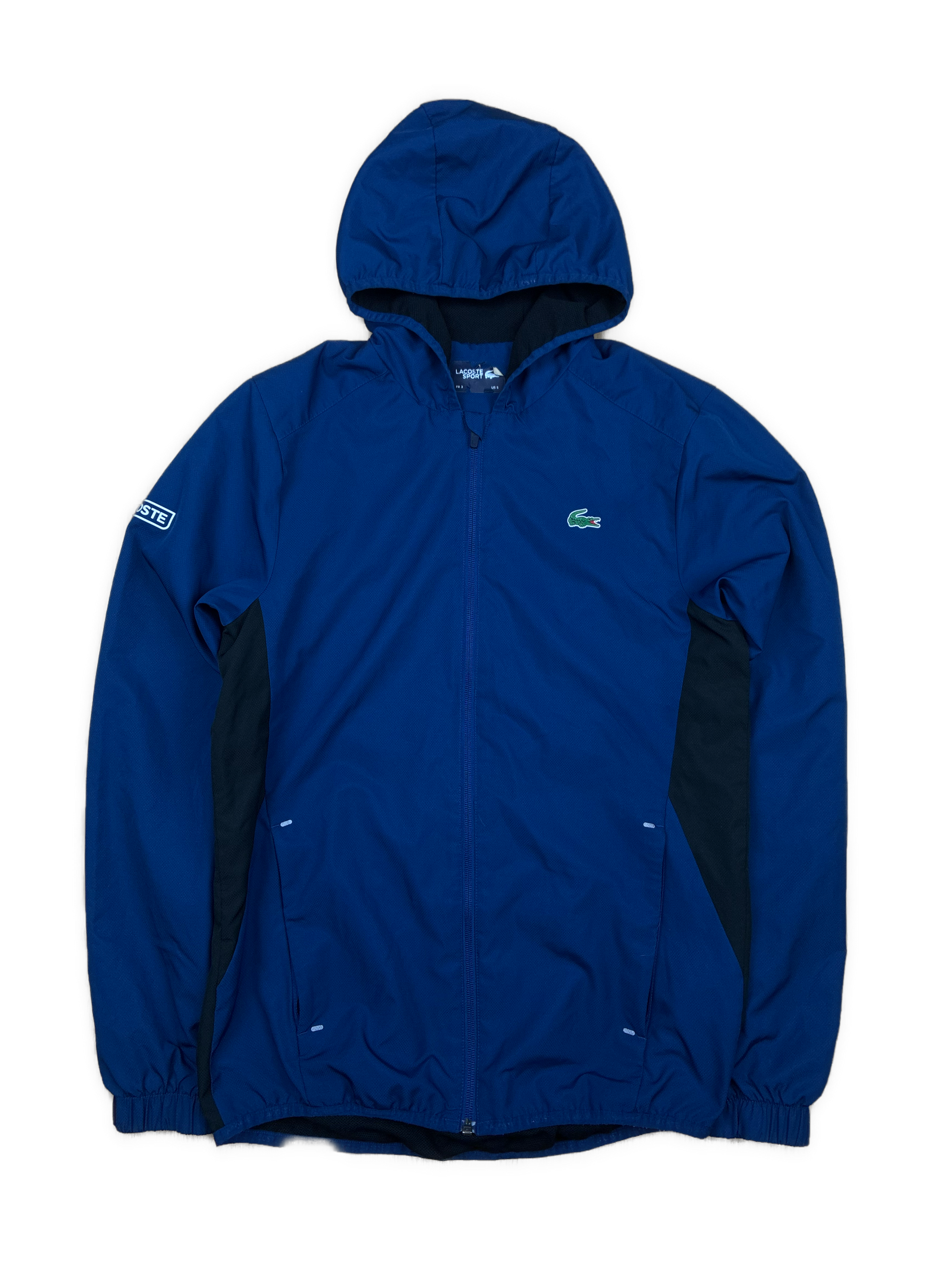 navyblue Lacoste windbreaker {S}