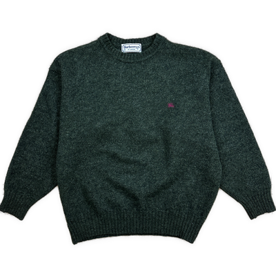 vintage Burberry knittedsweater {M}