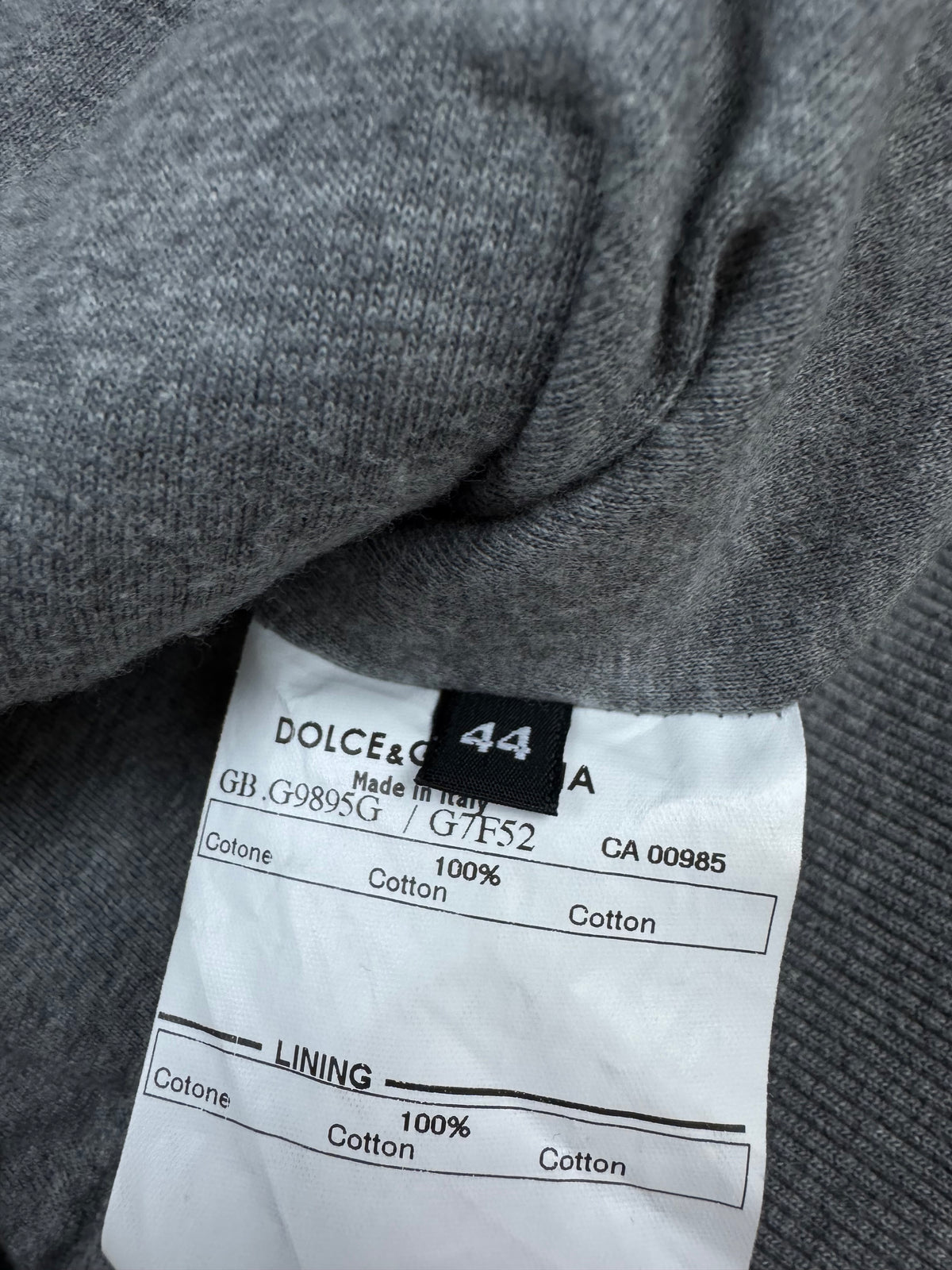vintage Dolce & Gabbana sweatjacket {S}