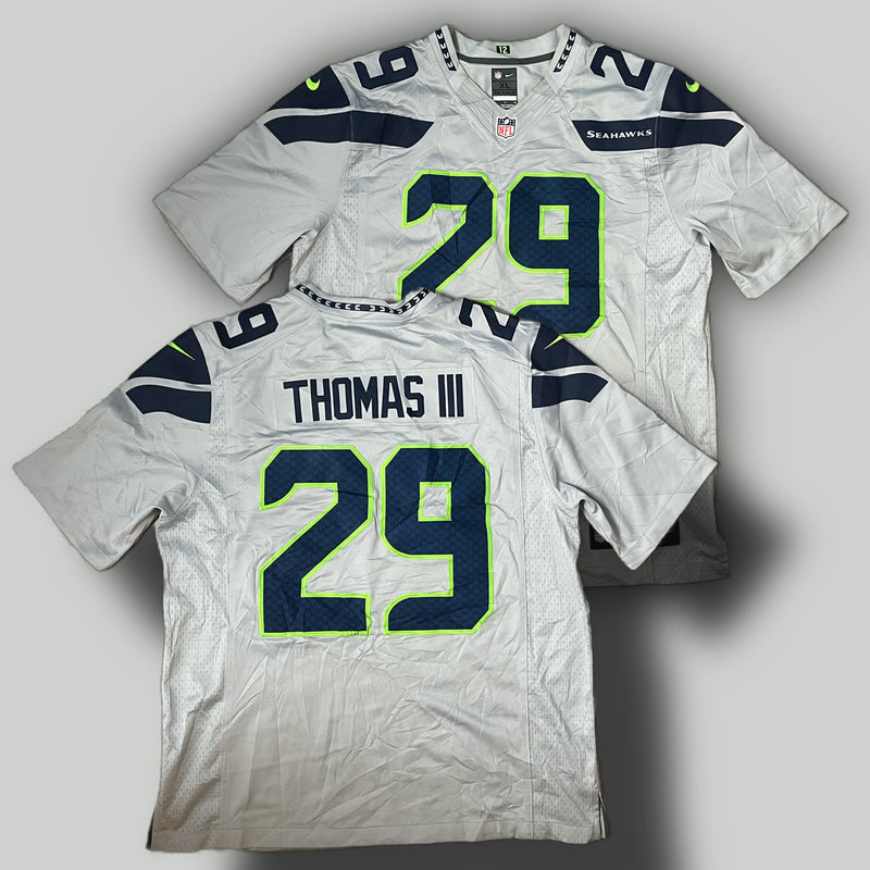 vintage Nike SEAHAWKS THOMAS29 Americanfootball jersey NFL {XL}