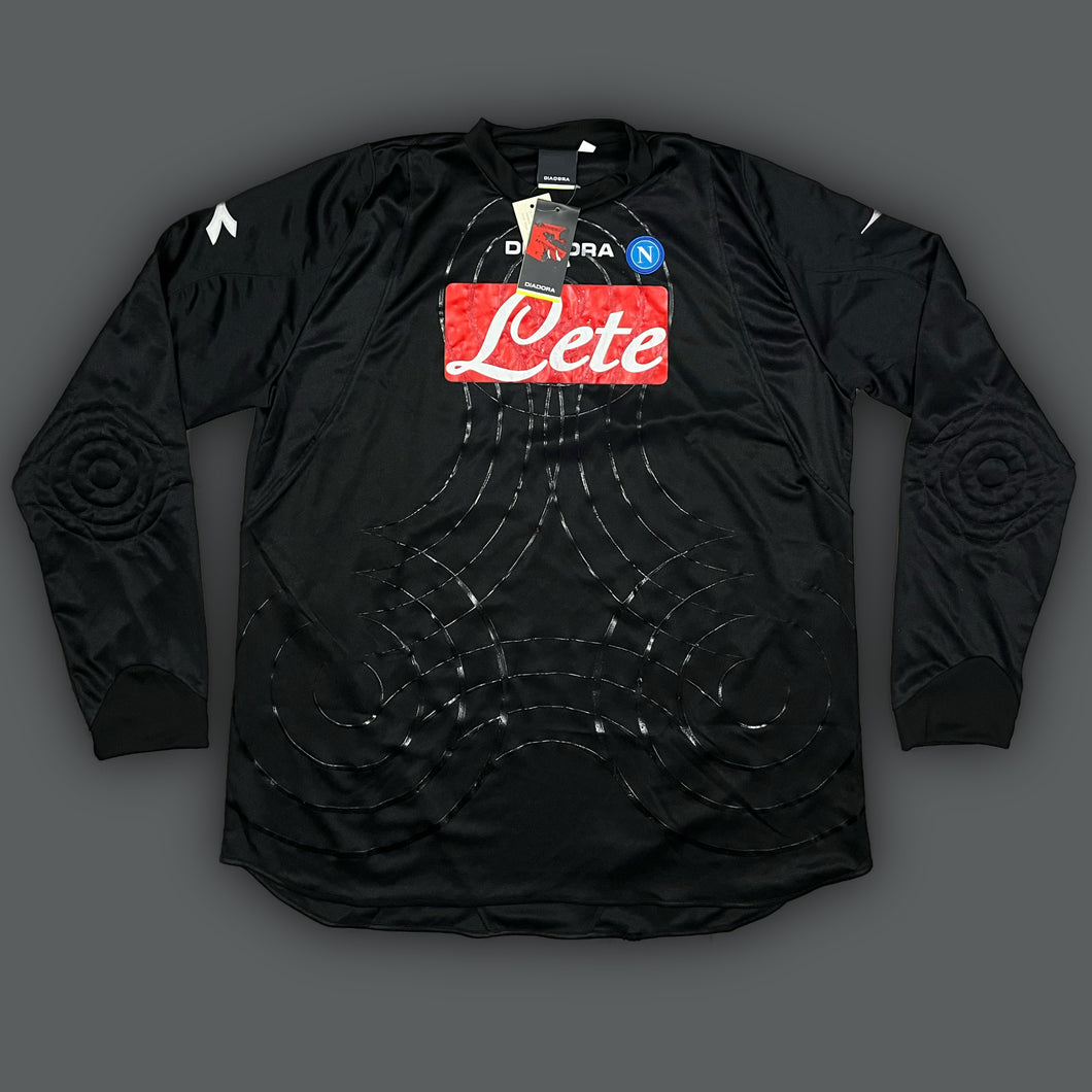 vintage Diadora SSC Napoli 2006-2007 goalkeeper jersey DSWT {XL}