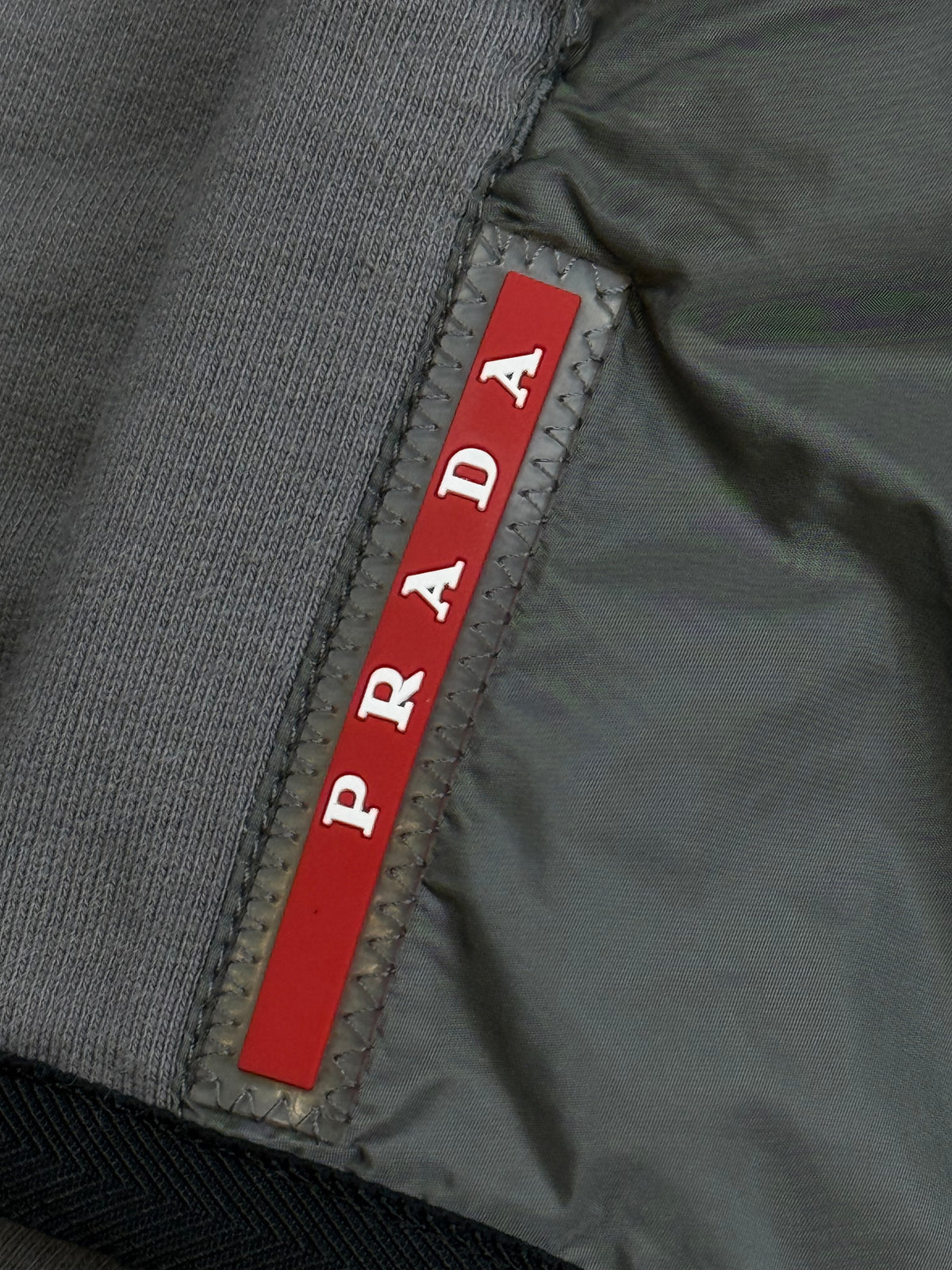 vintage Prada hybrid sweatjacket