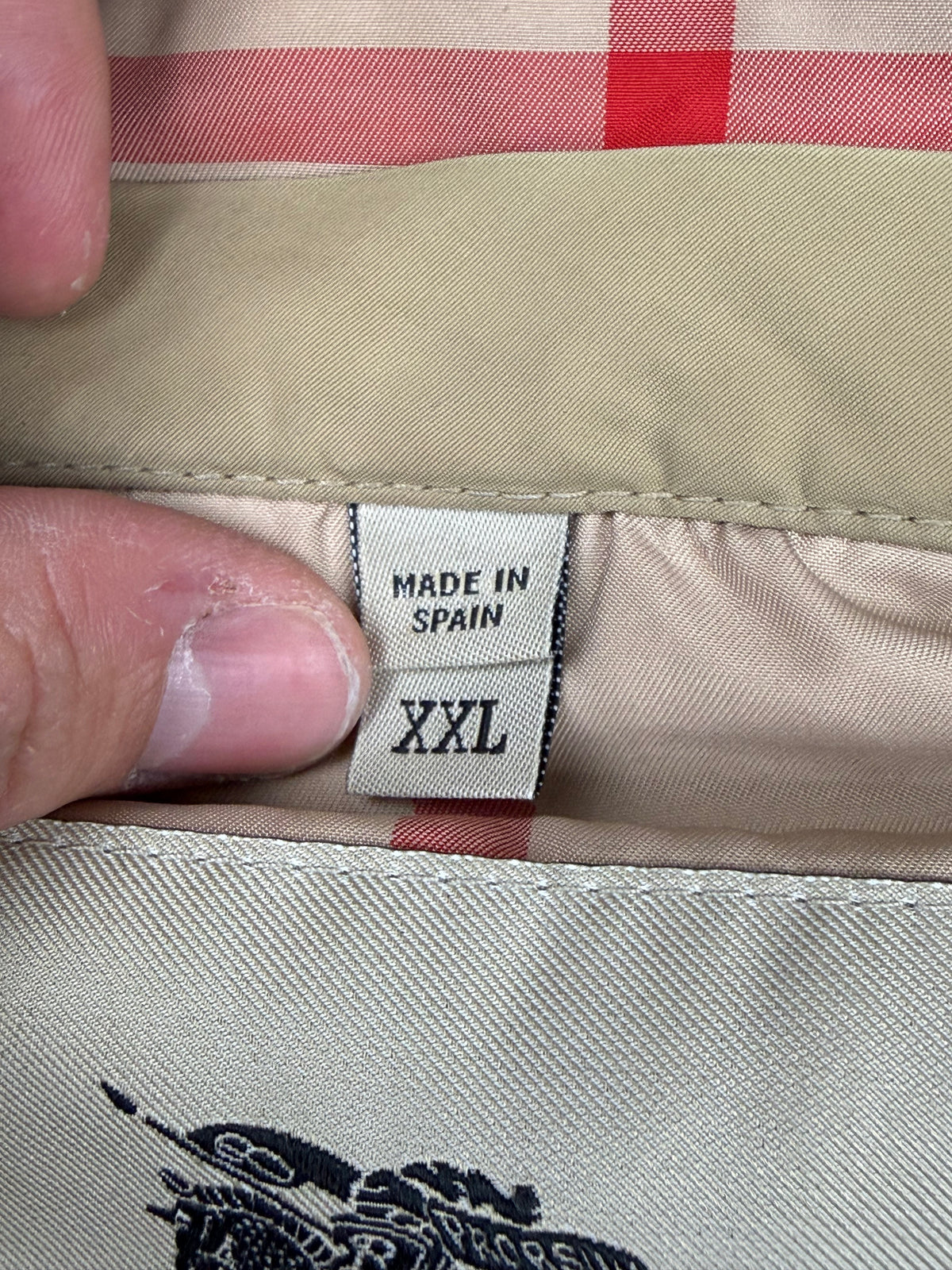 vintage Burberry winterjacket bomber {XL}