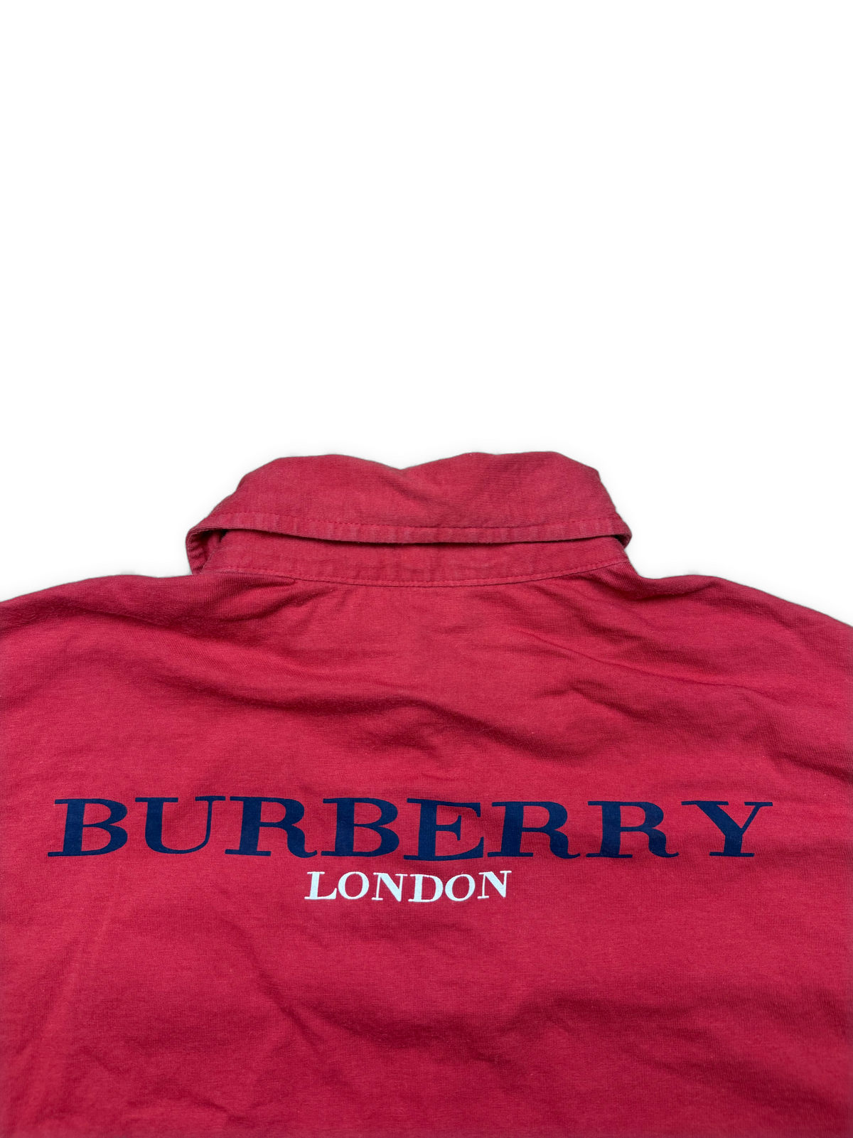 vintage Burberry polo long {L}