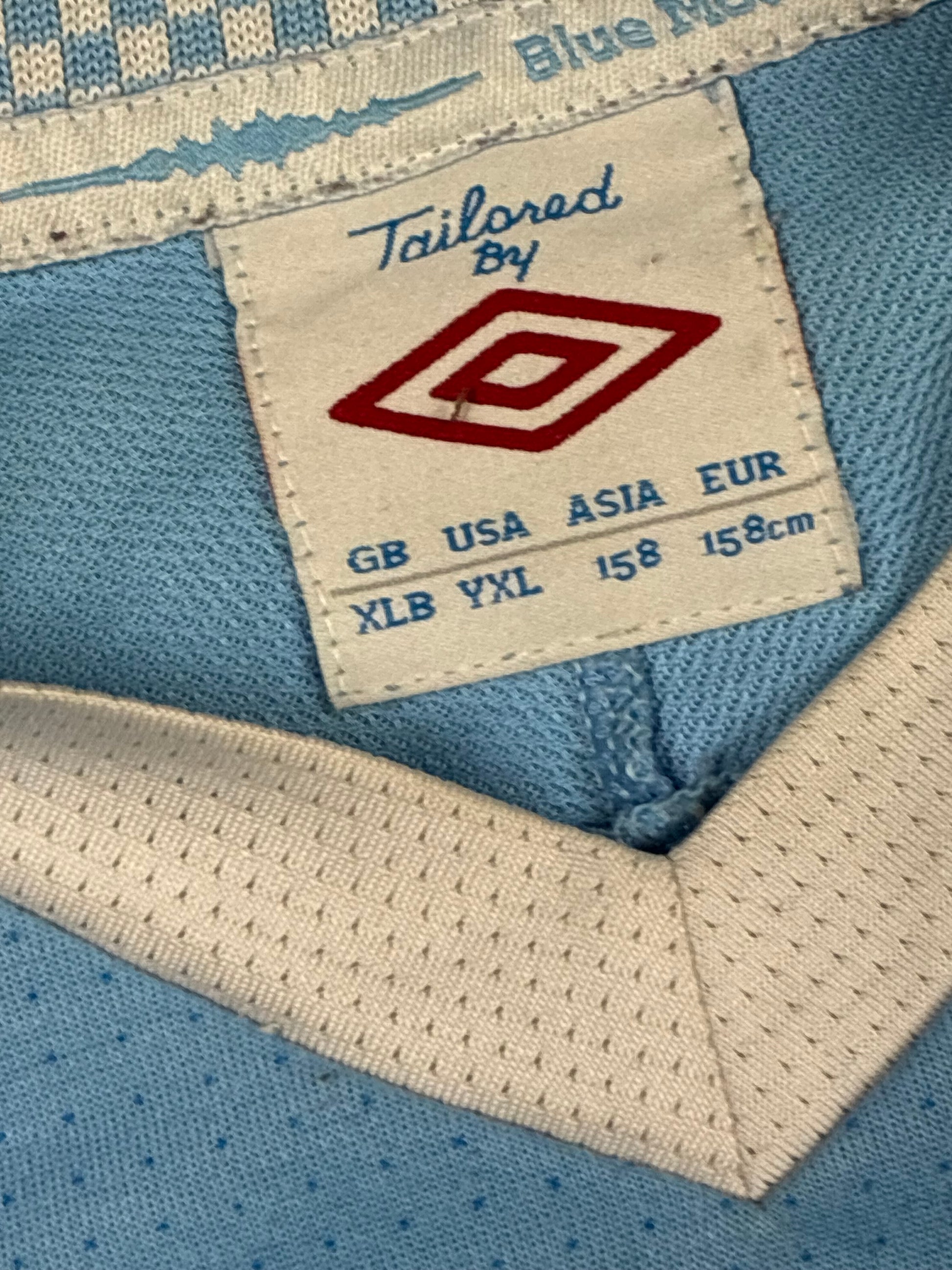 vintage Umbro Manchester City home jersey {S}