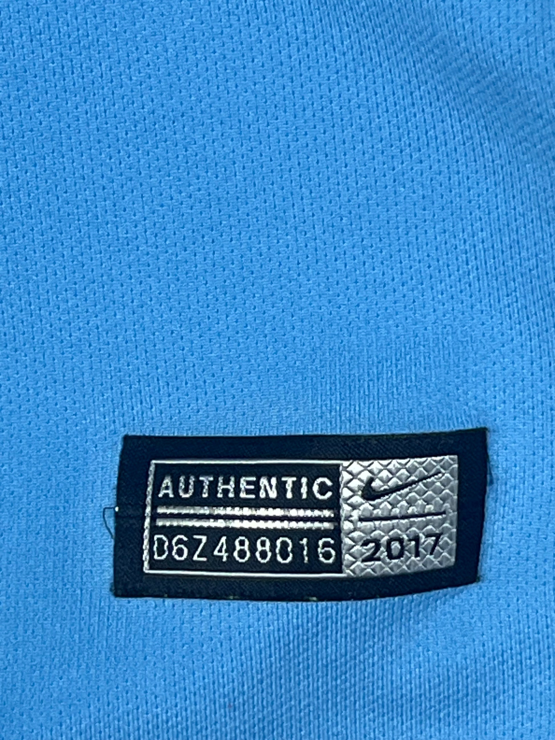 vintage Nike Manchester City G.JESUS33 2017-2018 home jersey {S}