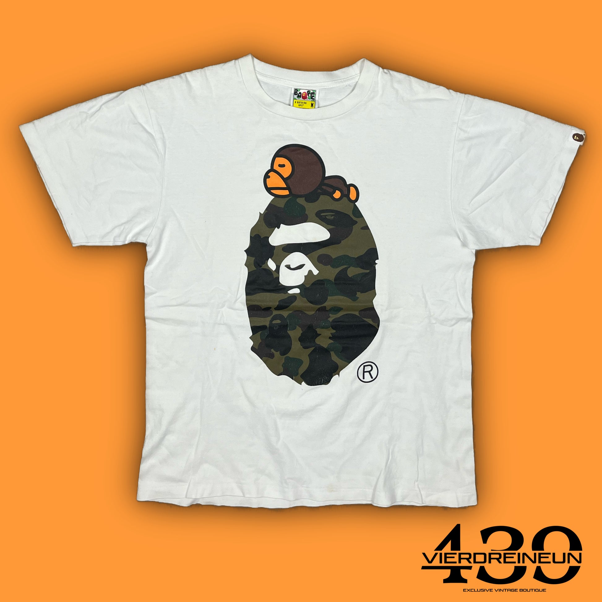 vintage BAPE a bathing ape t-shirt {M}