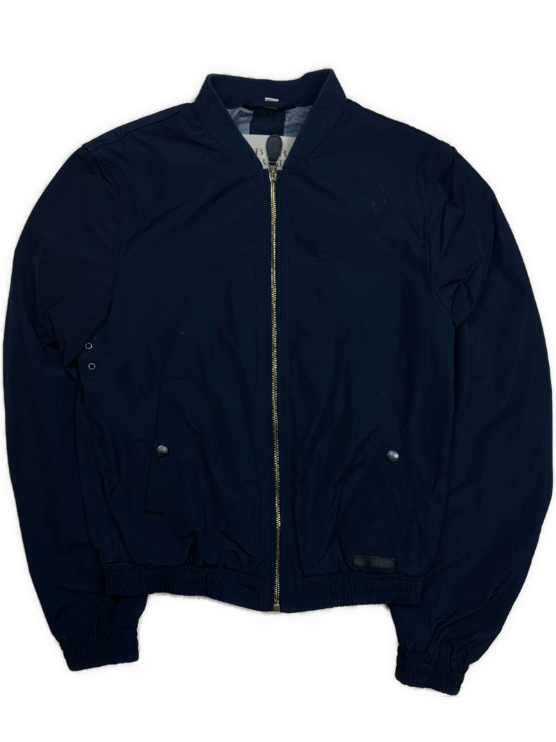 vintage navyblue Burberry harrington jacket {S}
