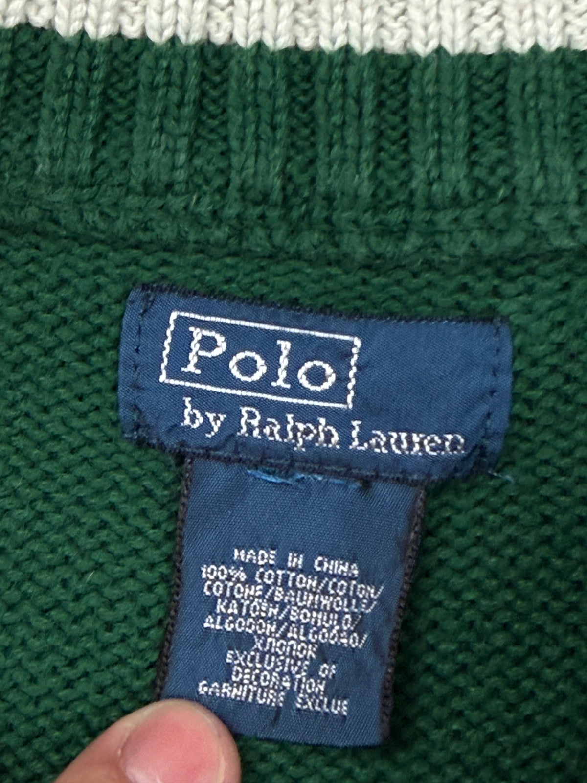 vintage Polo Ralph Lauren quarterzip {XS}