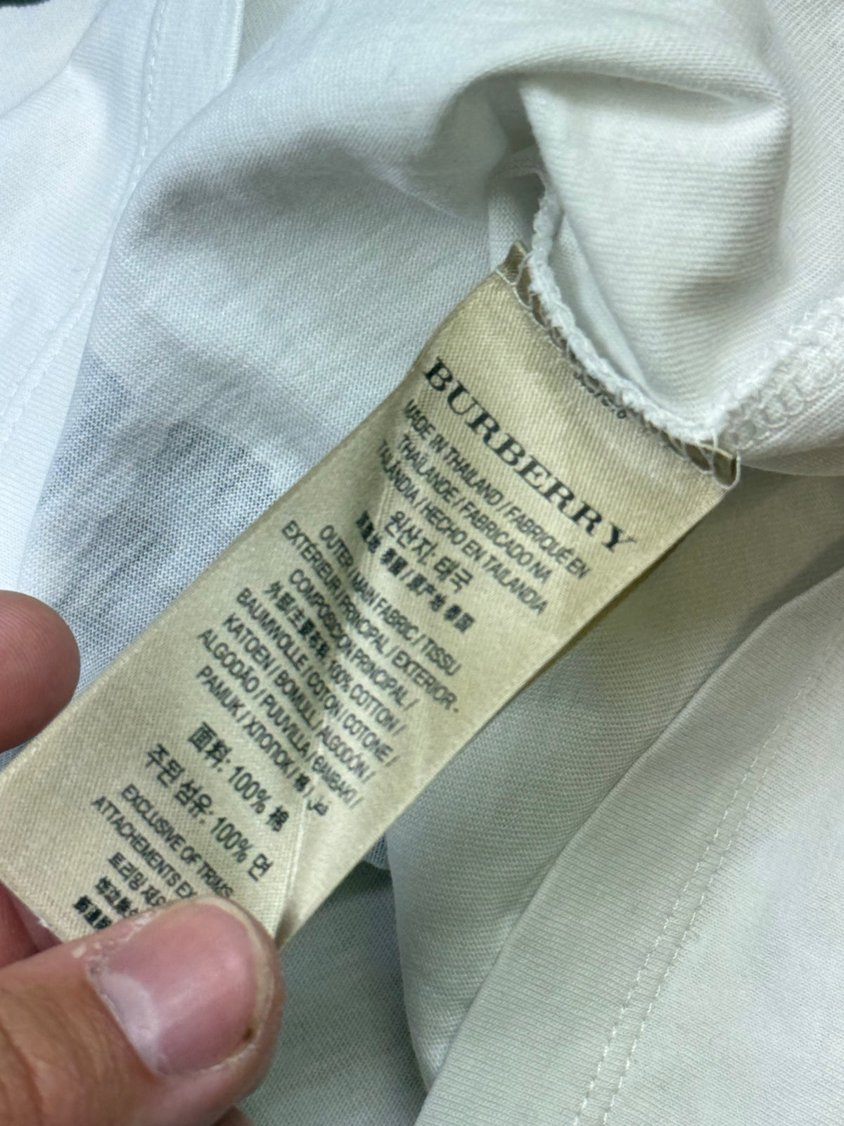 vintage Burberry t-shirt