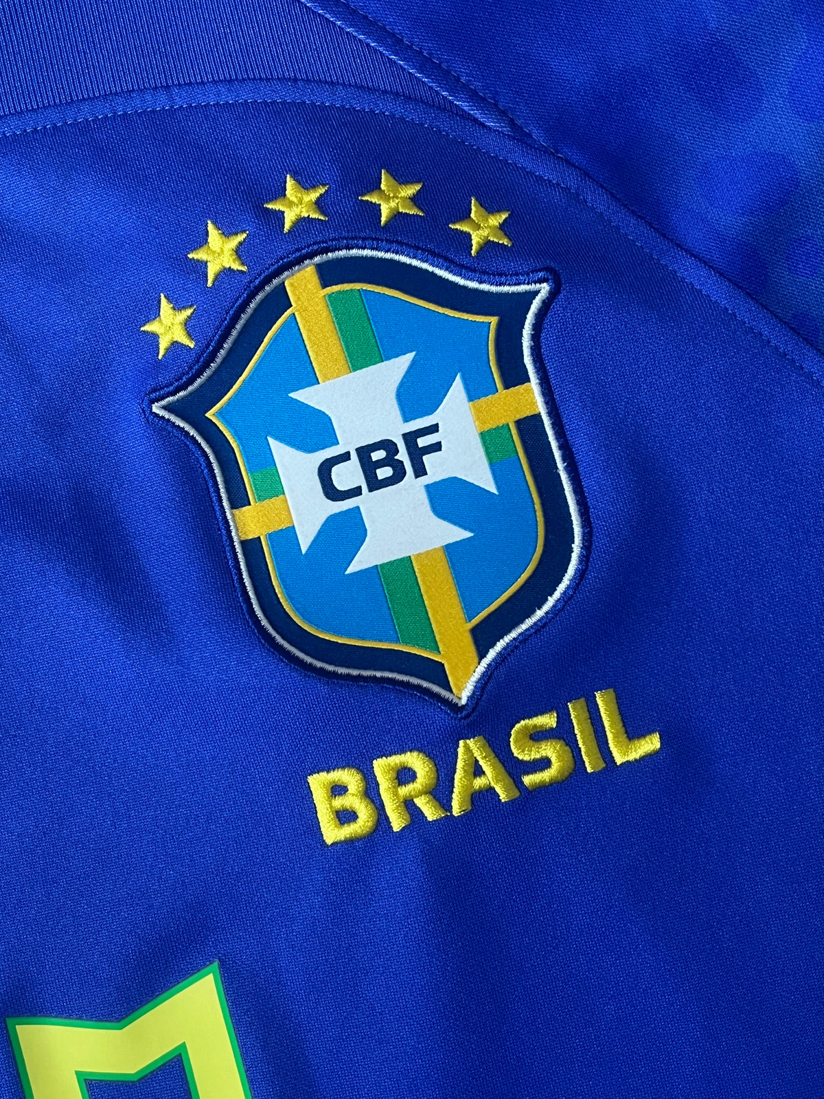 blue Nike Brasil 2022 away jersey {S}