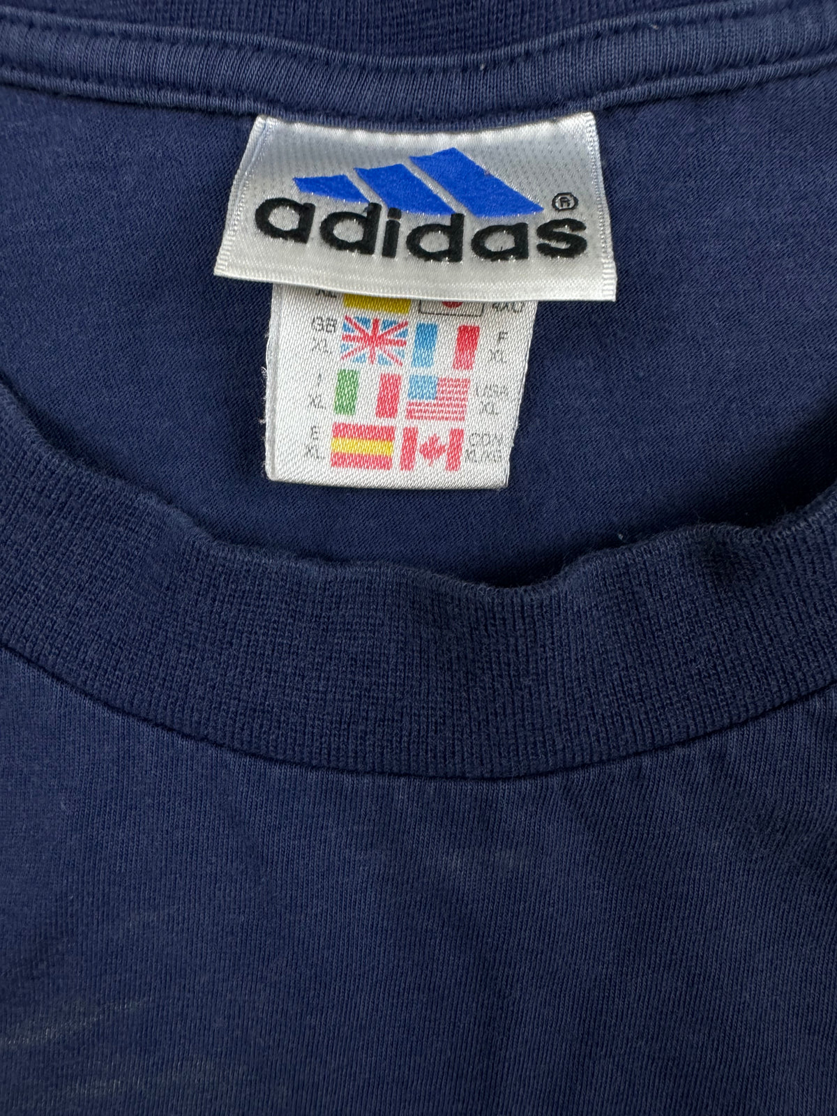 vintage Adidas Olympique Marseille t-shirt {XL}