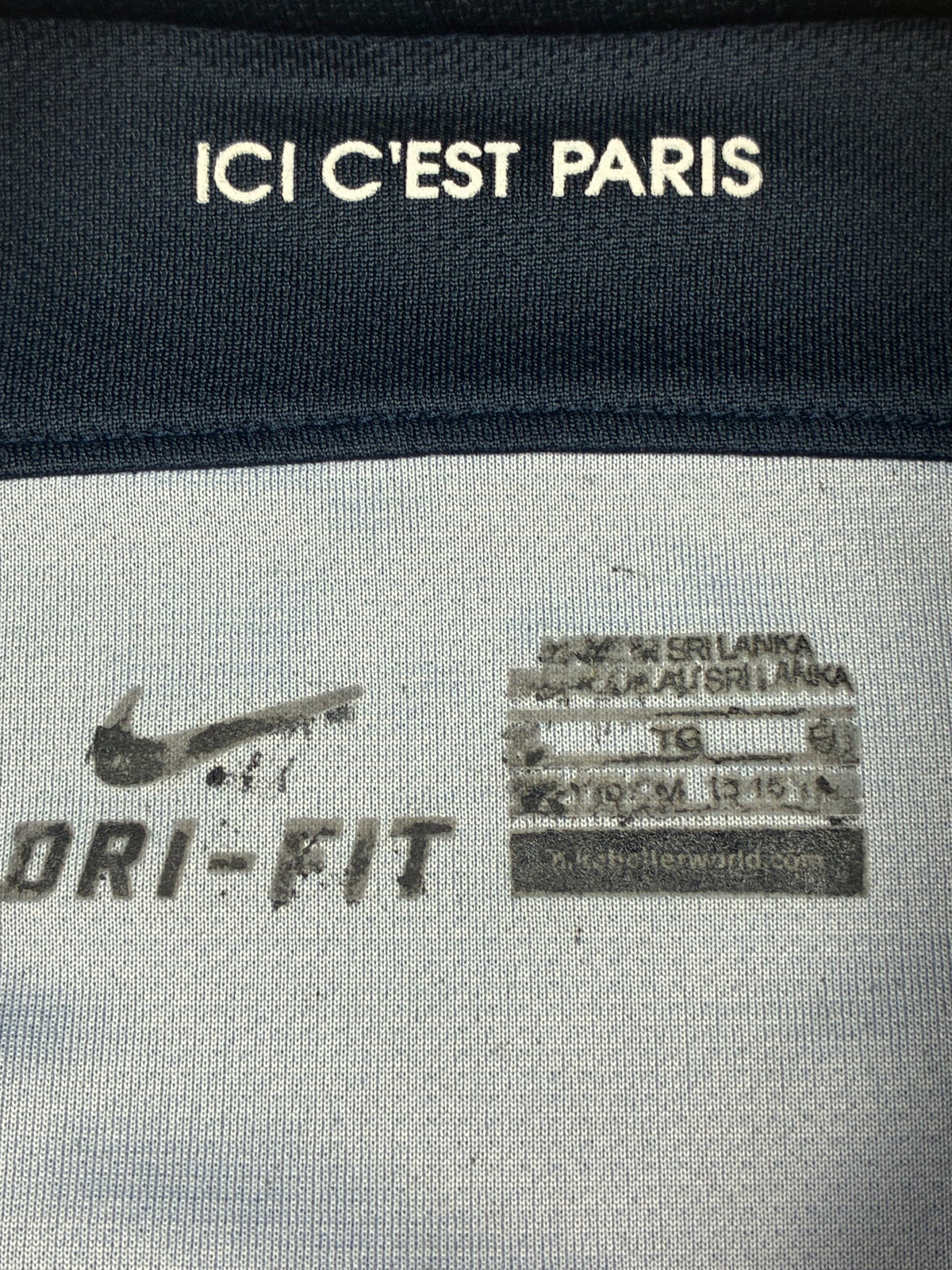 navyblue Nike PSG Paris Saint Germain home jersey {S}