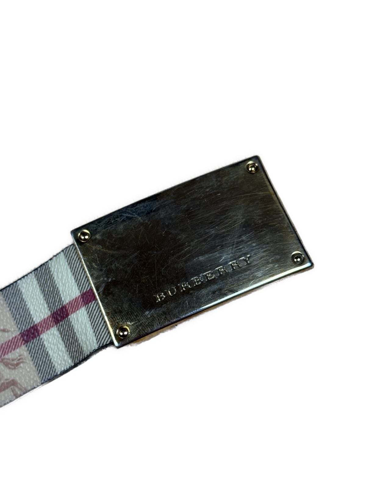 vintage Burberry belt
