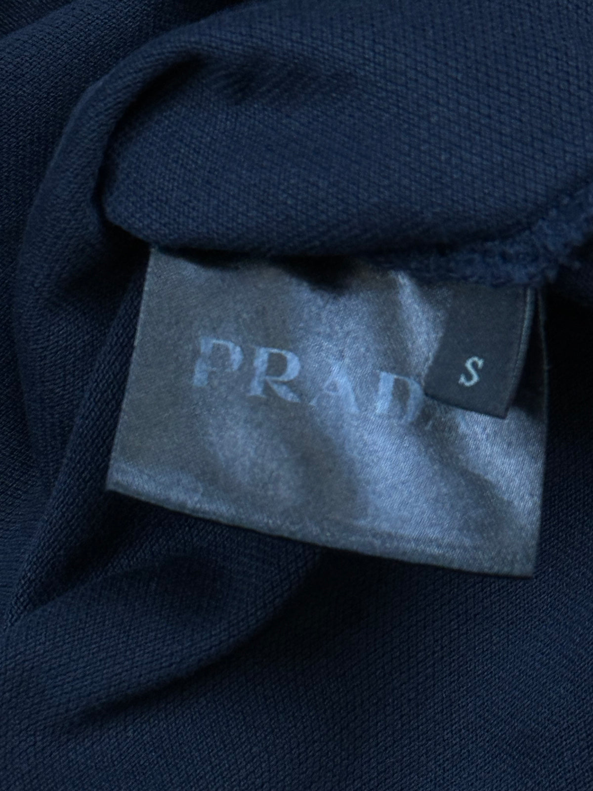navyblue Prada polo {S}