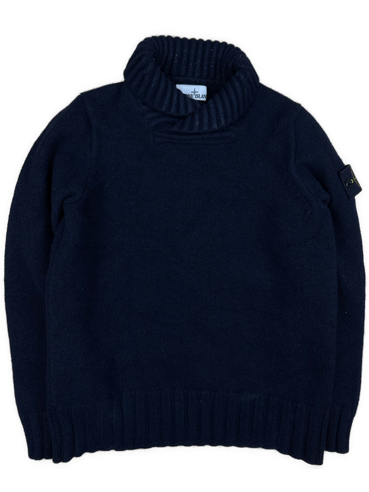 vintage navyblue Stone Island  knittedsweater {XS}