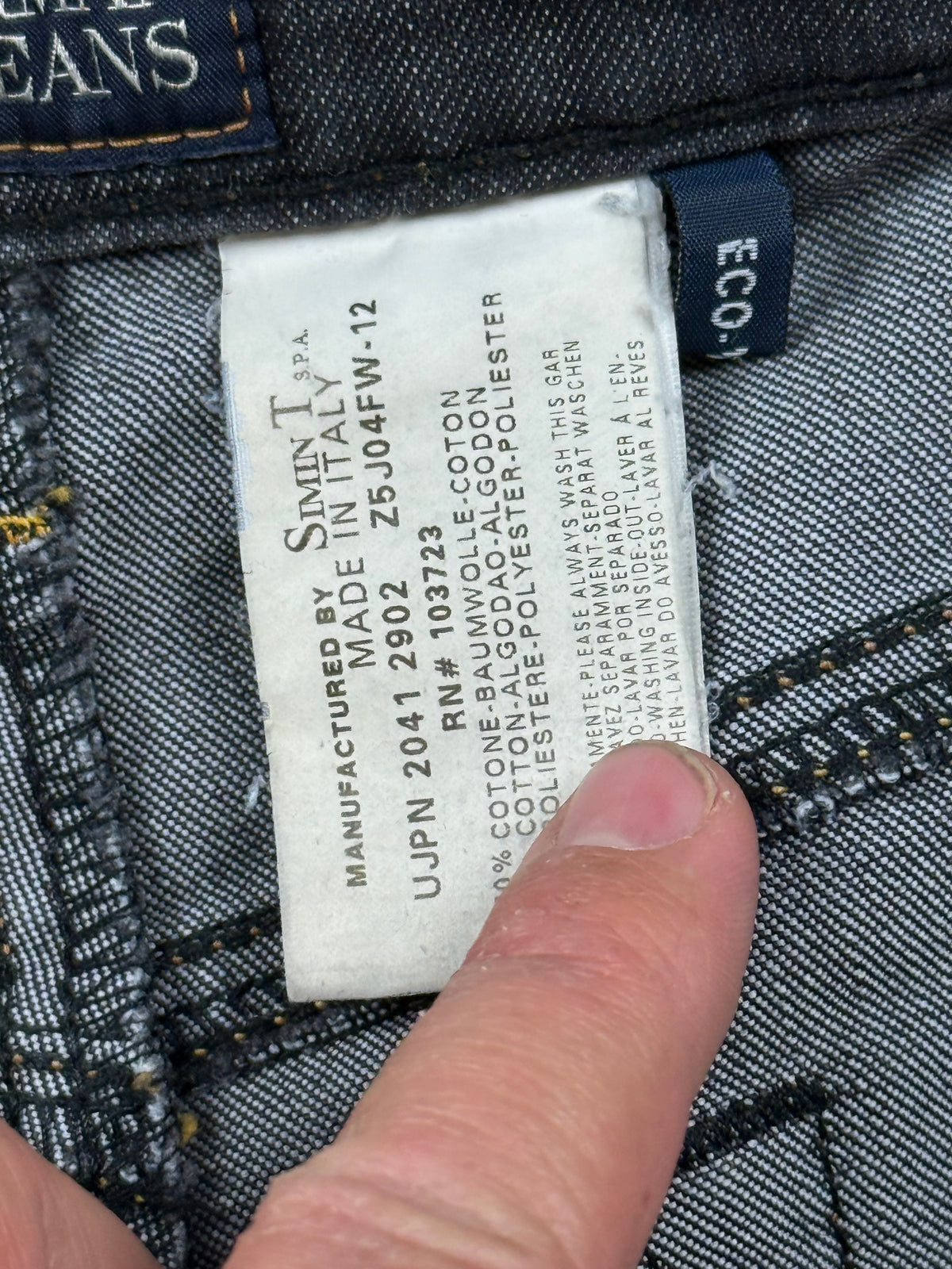 vintage Armani jeans