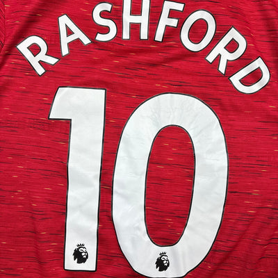 red Adidas Manchester United RASHFORD10 home jersey {S}