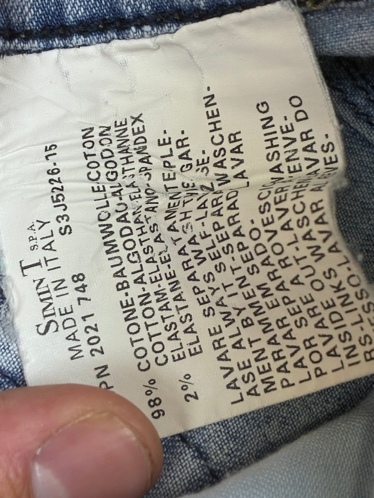 vintage Armani jeans {S}