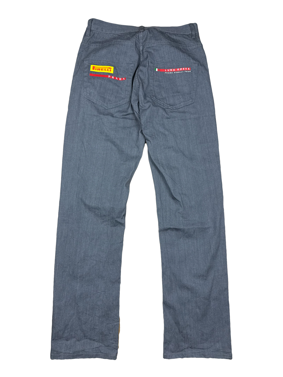 grey Prada Luna Rossa jeans