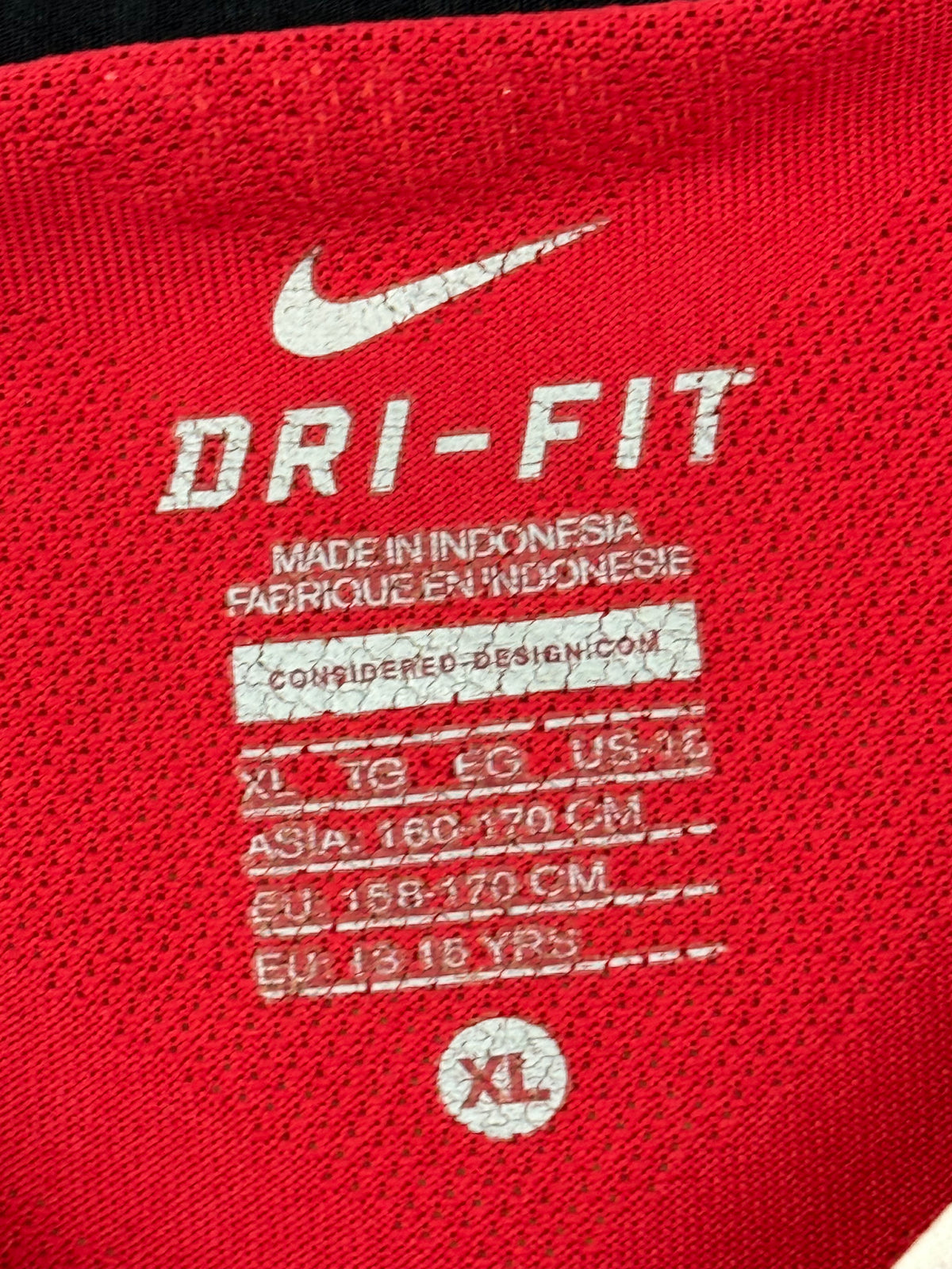vintage Nike Manchester United home jersey {S}