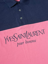 Φόρτωση εικόνας στο εργαλείο προβολής Συλλογής, vintage Yves Saint Laurent spellout polo {M}
