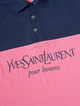 Load image into Gallery viewer, vintage Yves Saint Laurent spellout polo {M}
