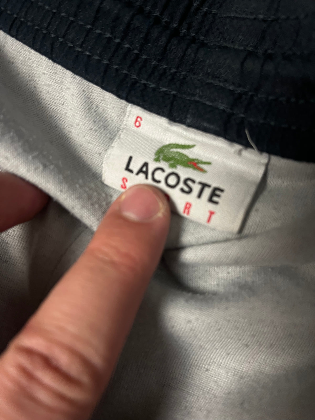 vintage Lacoste trackpants {L}