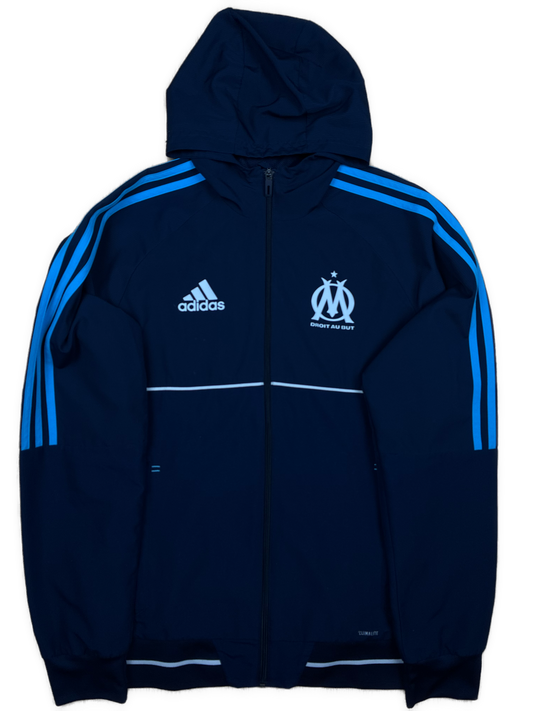vintage Adidas Olympique Marseille windbreaker {S}