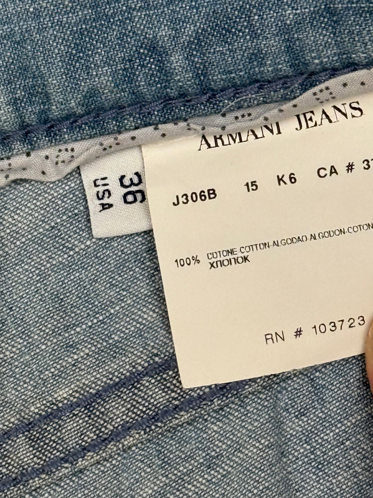 vintage Armani jeans