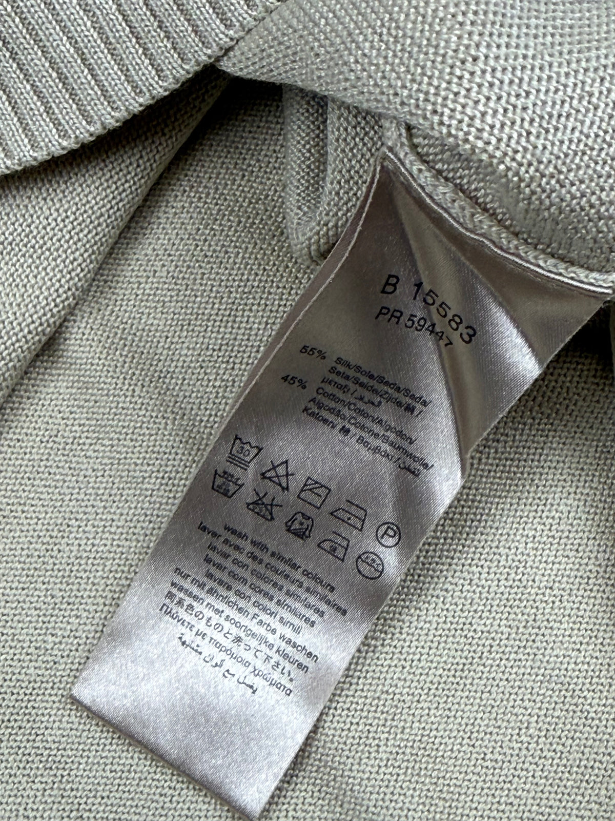 vintage Burberry knittedsweater {S}
