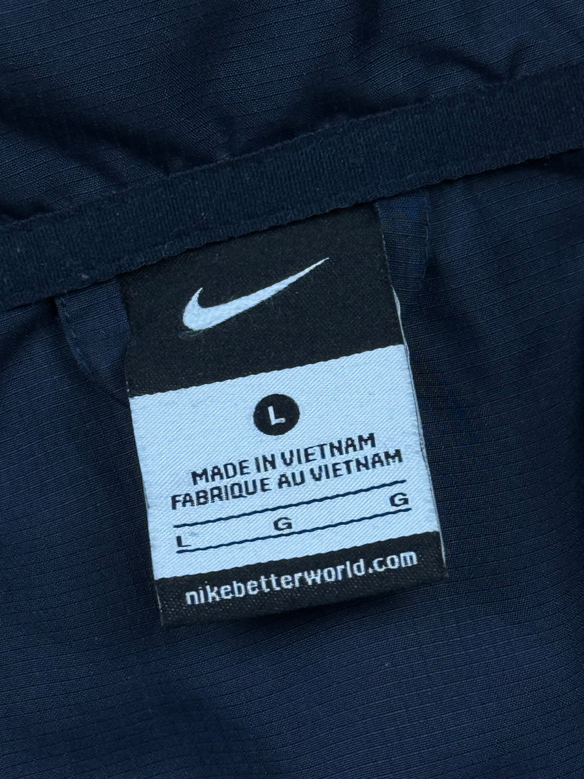 vintage navyblue Nike France winterjacket