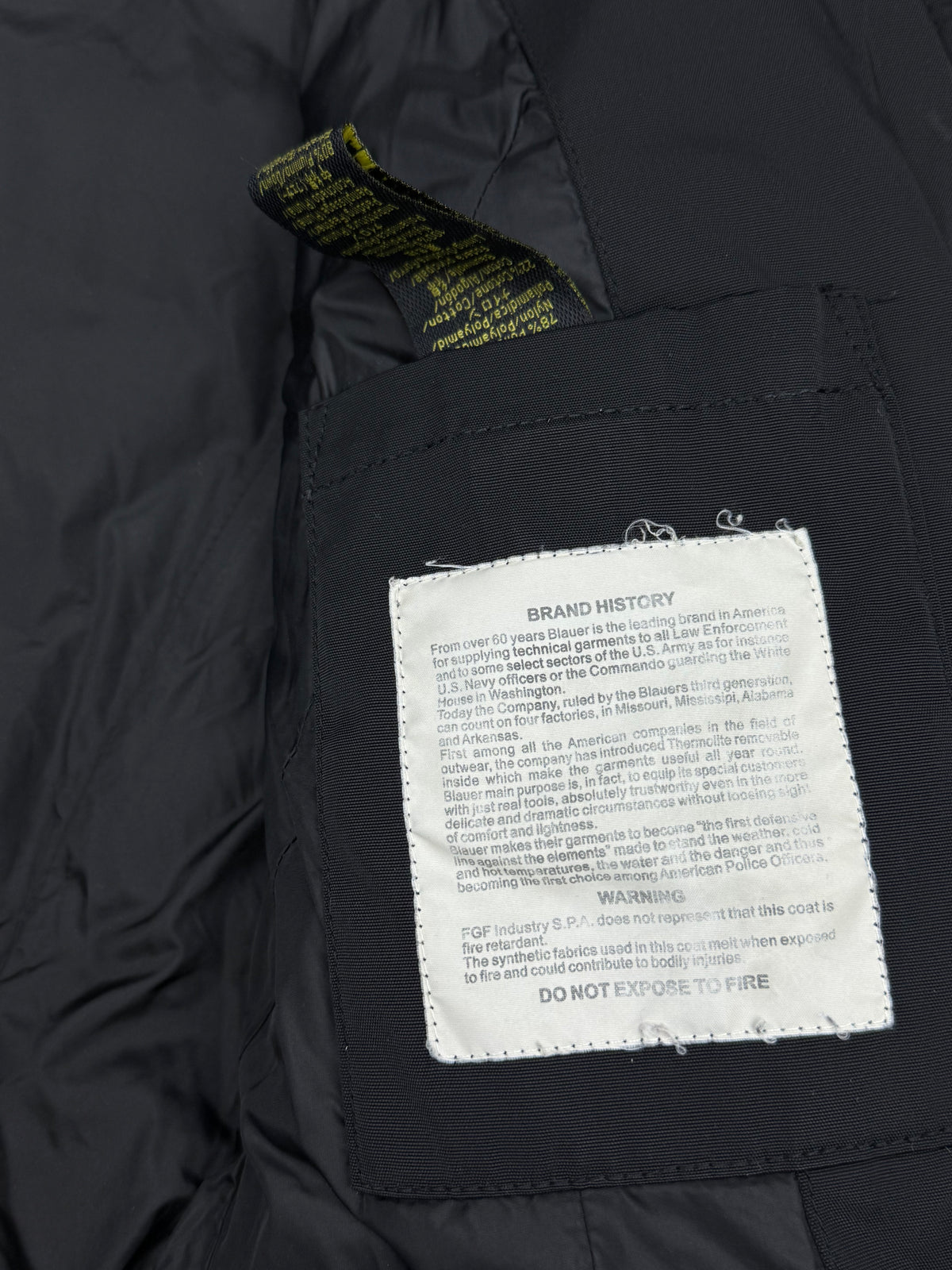 vintage Blauer winterjacket {S}