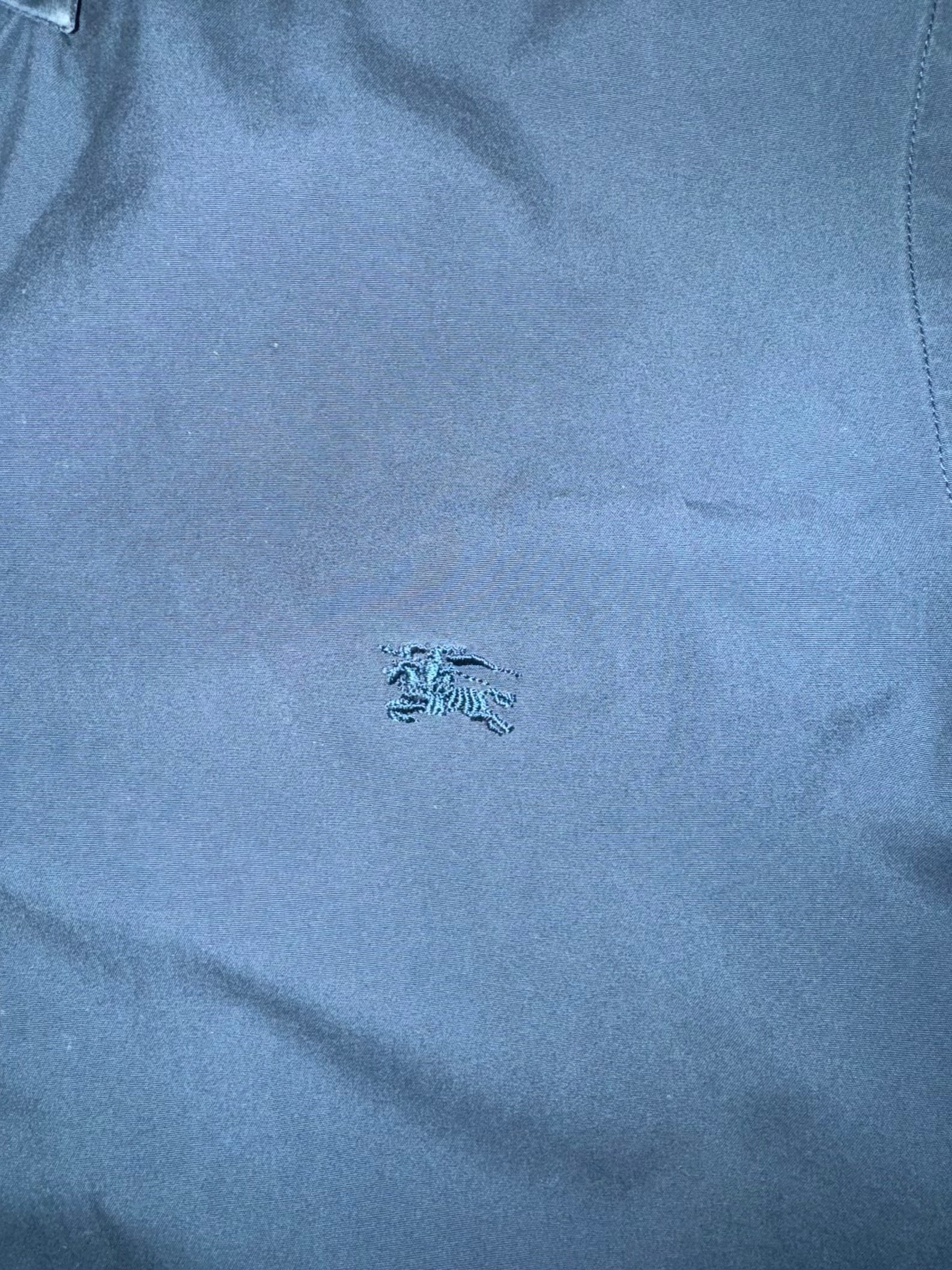 vintage babyblue Burberry shirt {S}